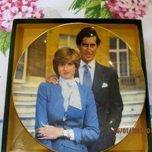 Souvenir Plate Prince Charles, Lady Diana Spencer